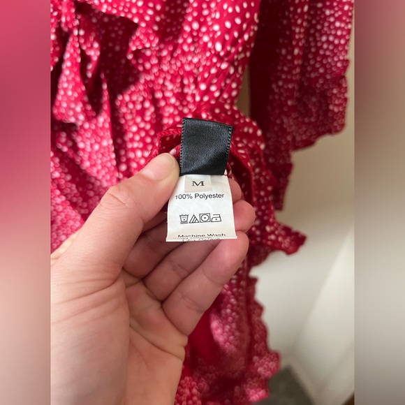 Shein Ruffled Keyhole Tie Romper - Picture 5 of 6